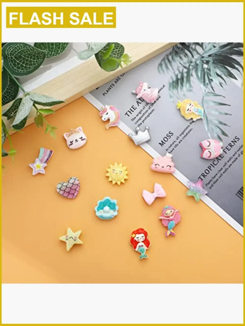 30 Pairs Magnetic Stud Earrings Clip On Non Piercing for Girls